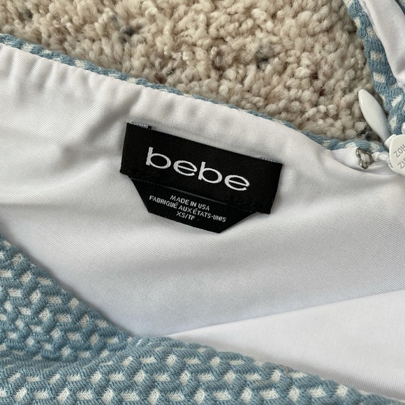 Bebe baby blue body con dress - Picture 3 of 4